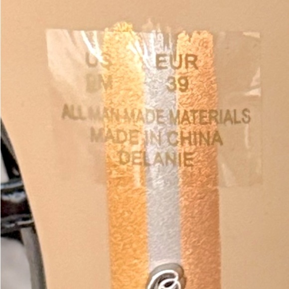 NIB Sam Edelman Delanie Black Patent Strappy Stiletto Heels - Picture 9 of 11